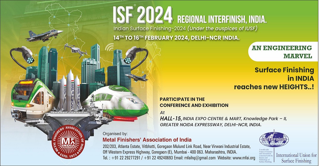 ISF 2024 ( Indian Surface Finishig2024) India Expo centre
