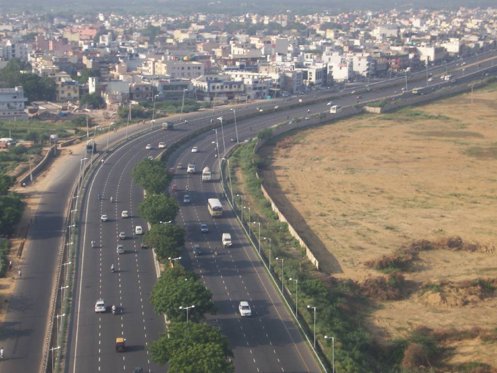 A representation of Delhi–Jewar Expressway